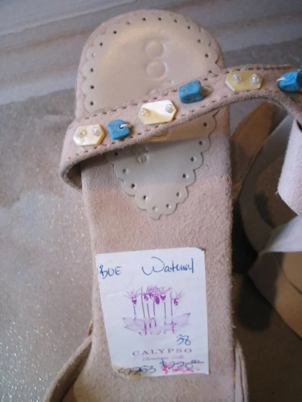 Soft Suede Espadrilles Bo'em Plage Sz 38/7.5
